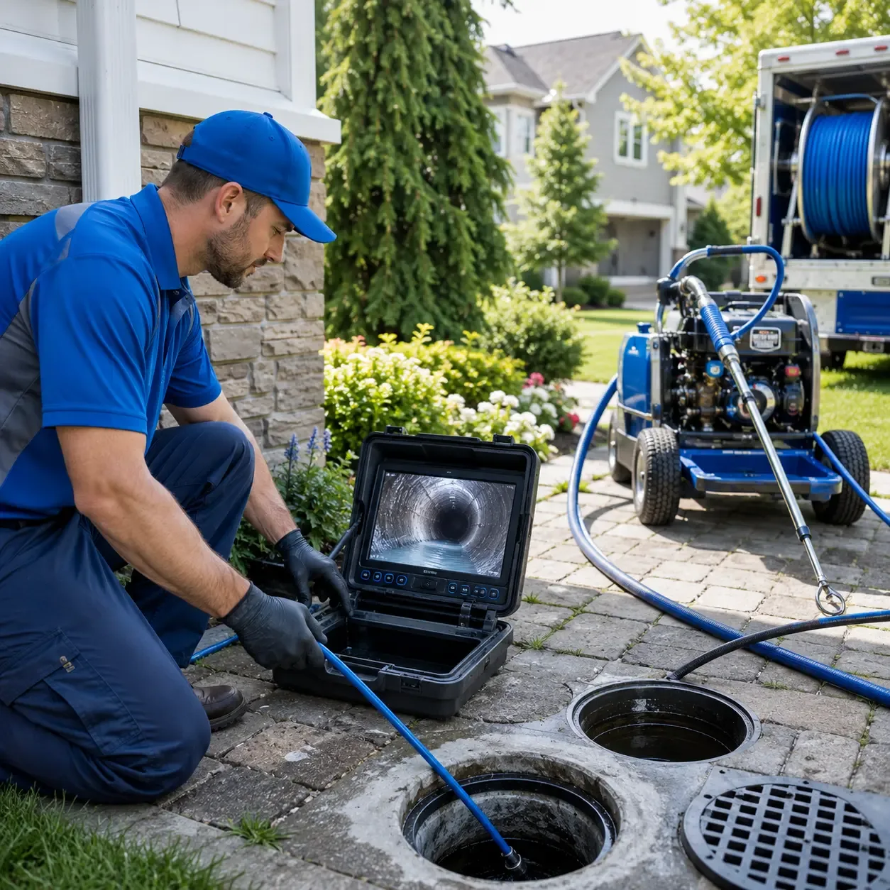 Outdoor drain cleaning professionals serving Glen Lyn, VA